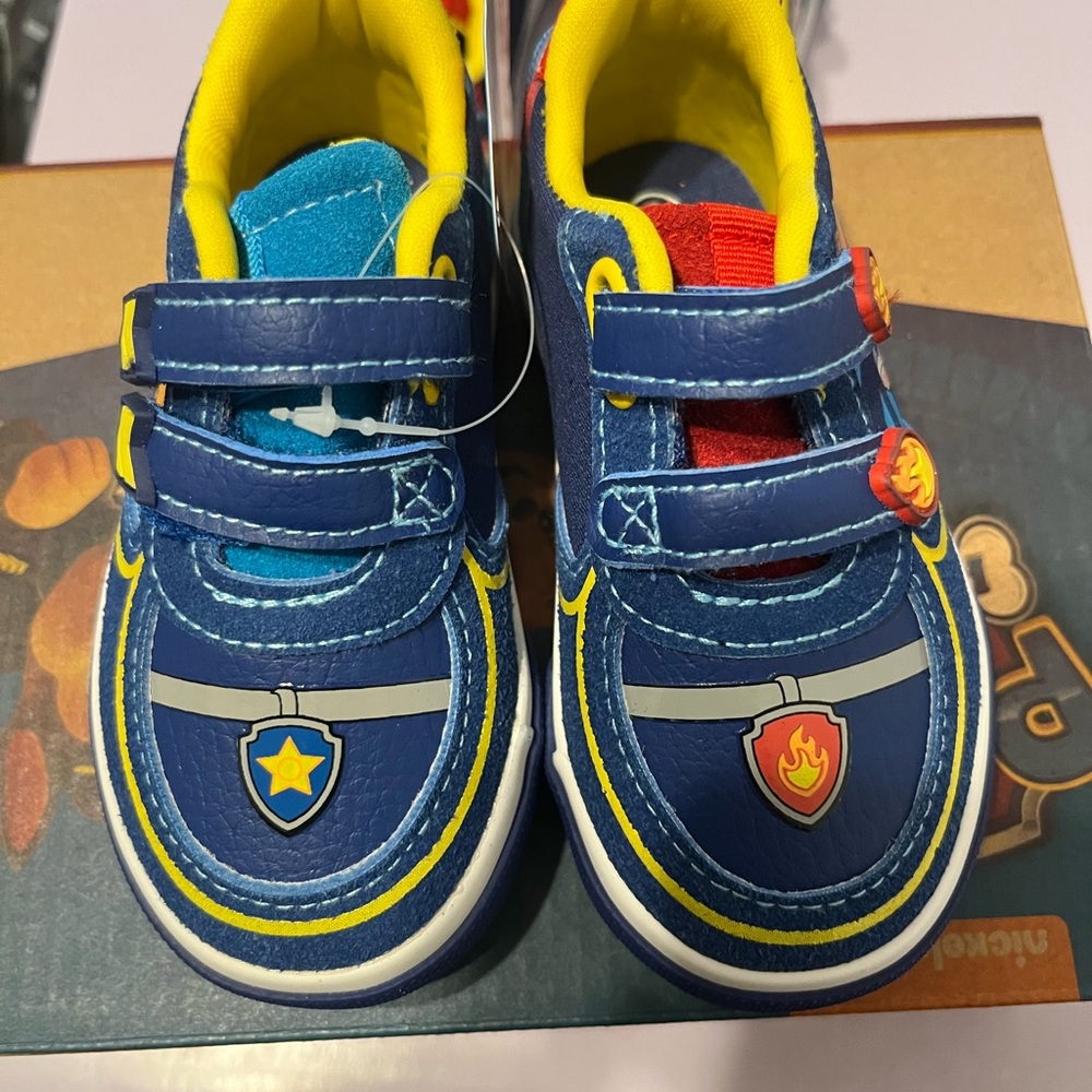 Paw Patrol Blue and Yellow Sneakers